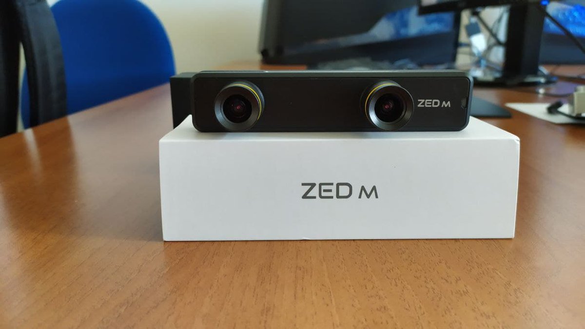 MonicaGruosso's tweet photo. Welcome ZED Mini!
ZED Mini is a camera for mixed-reality. It can capture high-resolution stereo video, understand how you move through space, perform dynamic space mapping, and much more!
Info: https://t.co/j2w5VJJOE7
#ZEDMini #MR #unibas @nicolacapece @ugoerra @UniBasilicata https://t.co/Y7Kr6Nummn