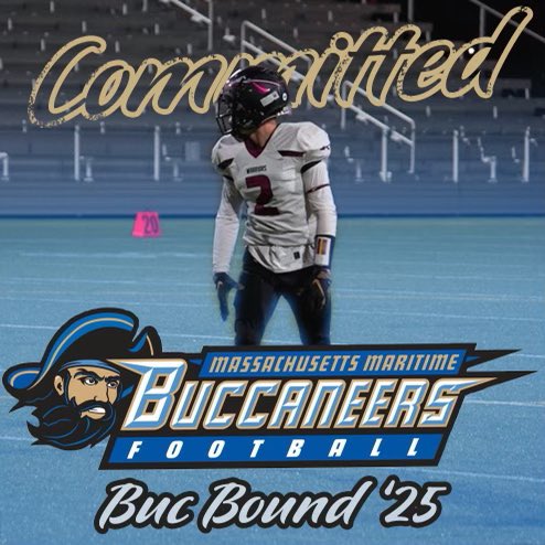 ColbeAndrews's tweet photo. Excited to continue my academic and athletic journey at the Massachusetts Maritime Academy! Thank you to all the coaches that believed I could help their programs as well! The recruiting process was enjoyable 💯
@MMABucsFB @GameTimeCT @CsaundersTalent @Defend_TheHill https://t.co/tSFFmupZyV