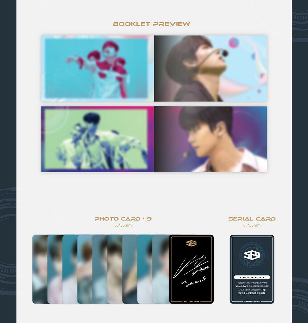 culturekorstore's tweet image. SF9 - SF9 VP [Virtual Play] ⭐PREVIEW⭐

Pre-Order Opens on Culturekorean Store!
➤ l.outfy.com/HSoTh

Release Date: 2021.03.18
Inclusion: 1 HMD + 9 Booklet Inner card + 32p Booklet + 9 Photocard + 1 Serial Card + 1 Photocard Sticker

#sf9 #virtualplay