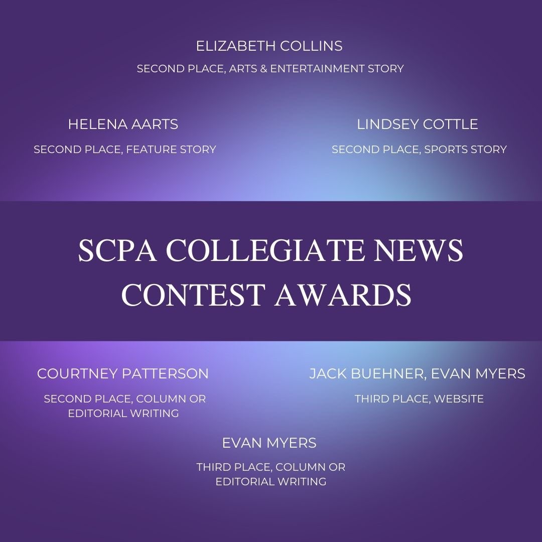 The South Carolina Press Association (SCPA) Collegiate News Contest recognizes the very best of South Carolina collegiate journalism. The Paladin is so proud to celebrate our 2020 award winners. Congratulations to you all, and great work!