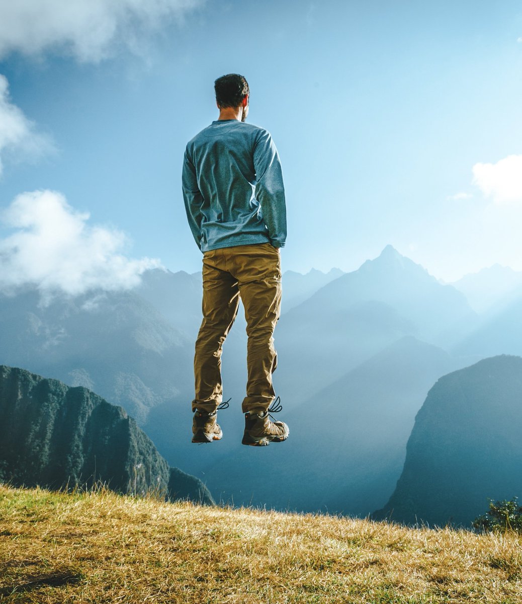 It was 7AM, the sun had just risen behind the mountains protecting the ancient city.

Story behind this unreal jump by <a href="/abrodo/">Arthur Bodolec</a> in the mystical city of Machu Picchu.

#GlobeJumpers #KeepJumping.