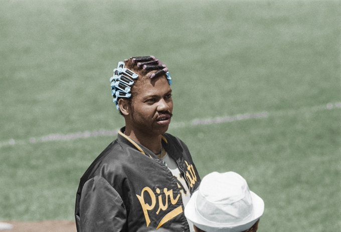 Happy Birthday to Dock Ellis. The LSD No-No is what he\s remembered for, but Dock was ALWAYS cool. Even in curlers. 