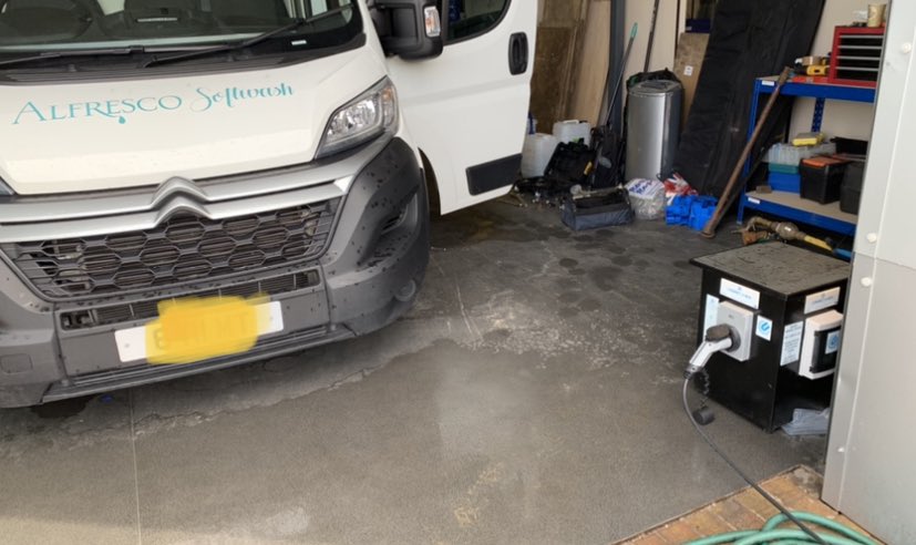 Contact us to hire the “connect a box” today’s client had there #ecorsa delivered before there charge point has been installed, now they can use there car! <a href="/eocharging/">EO Charging</a> #ev #evcars