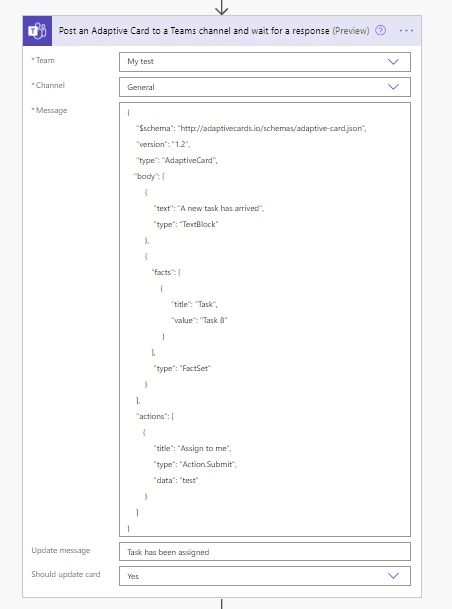 WonderLaura's tweet photo. Create Dynamic Adaptive Cards in Teams using Power Automate 
https://t.co/XfZ6Bp36Wo by @PieterVeenstra https://t.co/sq8SelDfgD
