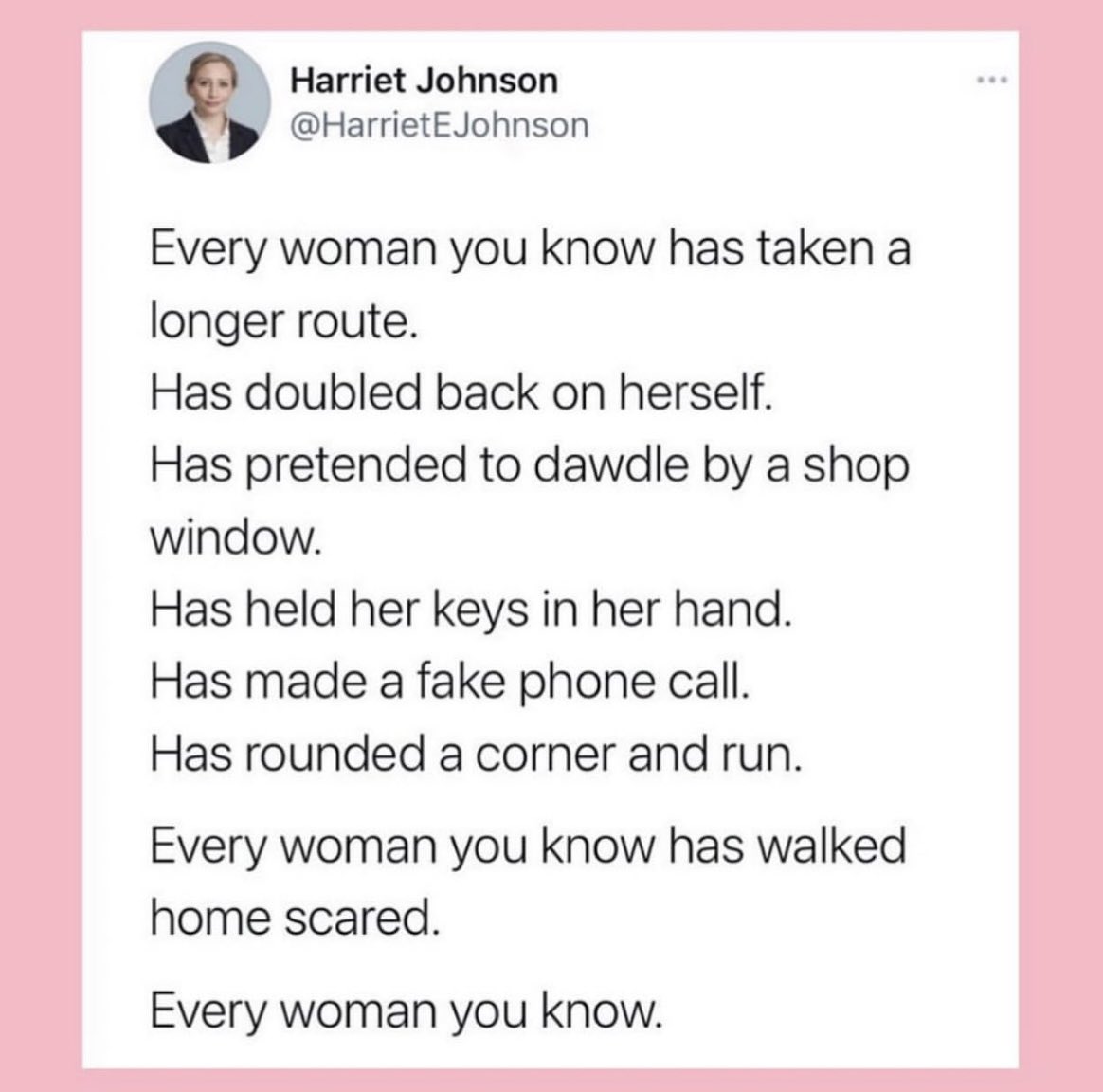 vikitori14's tweet photo. She was just walking home... #SarahEverard https://t.co/5HIzwE1moL