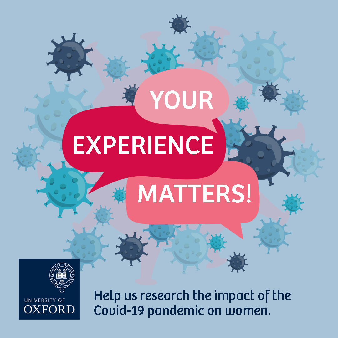 Our researchers have launched the first large-scale study on the effects of the Covid-19 pandemic on women's reproductive health. The survey is open to people living in the UK, over 18s, anyone who has had a period at some stage in their life. Survey link: bit.ly/3rqdiaw