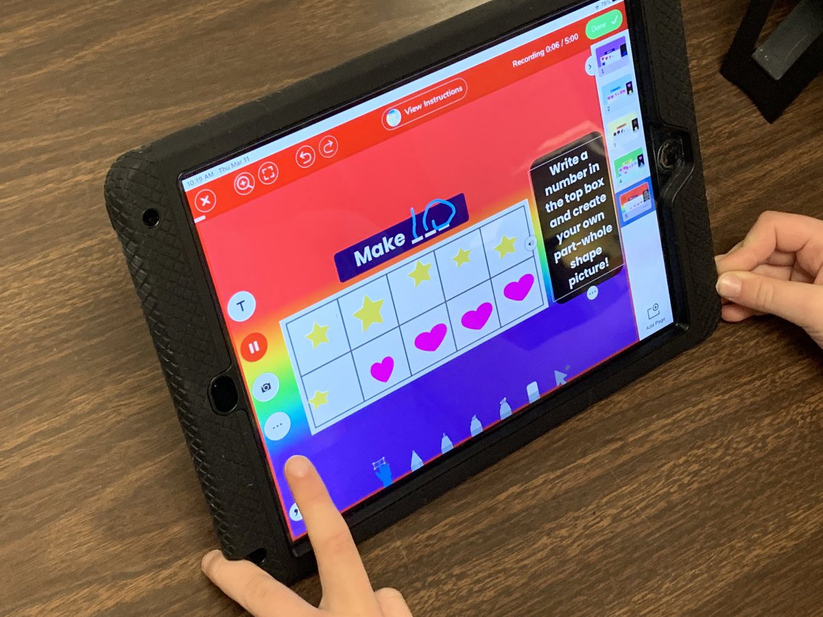 ITRTtinytech's tweet image. Kindergarten students practice making parts of a whole using @Seesaw. They created their own shape combinations then recorded their voice explaining how their shapes made a whole number together. @HanoverSchools #mathchat