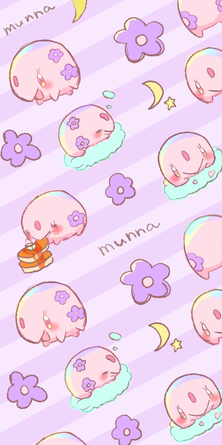 めるくれぇぷ ムンナ 春色ポケモン めっちゃいいのあるよ ムンナの壁紙 可愛いでしょ 存在が桜餅 T Co 4hspgeulyw Twitter