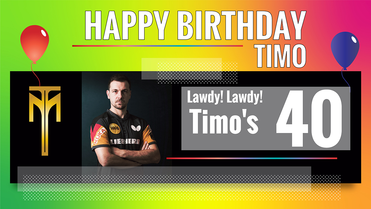 Happy Birthday Timo Boll!    