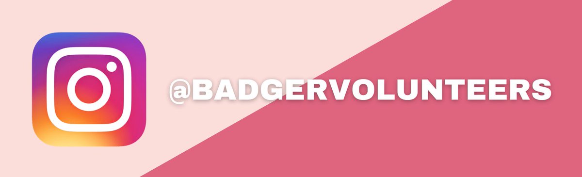Badger Volunteers now has an Instagram! Follow for BV content, program updates, and fun BV photos!

instagram.com/badgervoluntee…
