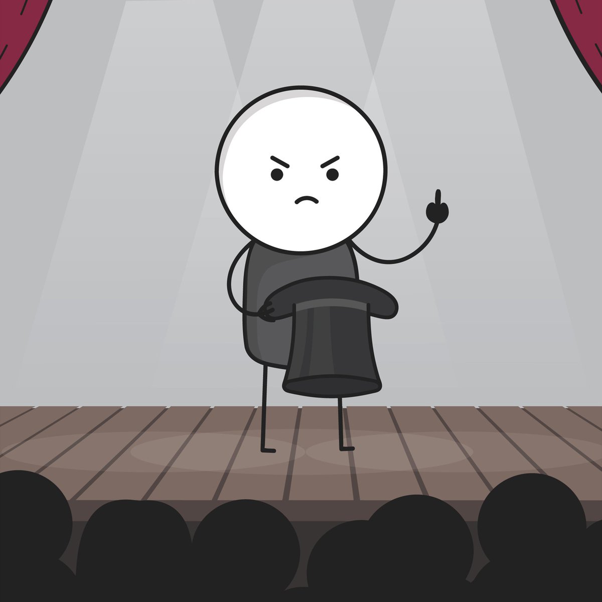 overratedcomic's tweet photo. Guess who's gonna disappear in the next trick https://t.co/k2i8uwhslw