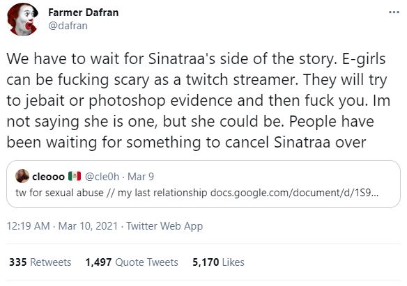 Sinatraa ex twitter Sinatraa ex twitter