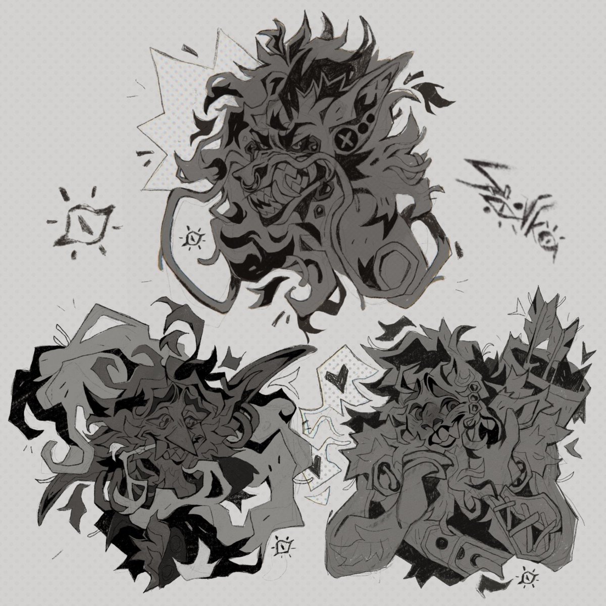 👁️ Bids there ( you can also make an private bet through my DM )
!All rights to buyer, except you can't make them into species!
🖤 If the bet is higher than 200$ , you will get a bonus sketch (1,2)
🖤 If the bid is higher than 300$ , you will get a bw sketch illustration (3)