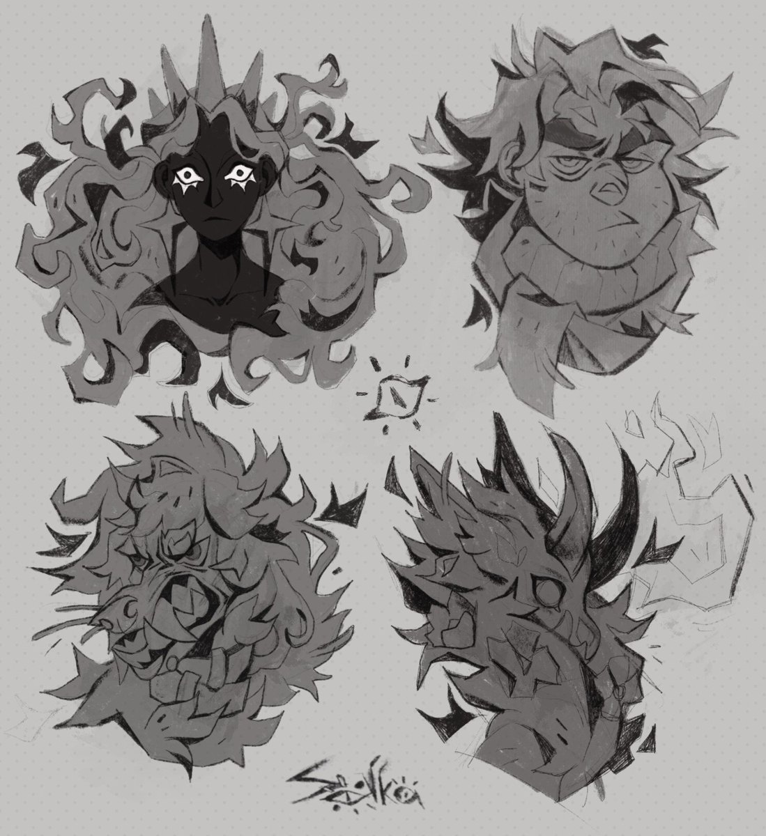 👁️ Bids there ( you can also make an private bet through my DM )
!All rights to buyer, except you can't make them into species!
🖤 If the bet is higher than 200$ , you will get a bonus sketch (1,2)
🖤 If the bid is higher than 300$ , you will get a bw sketch illustration (3)