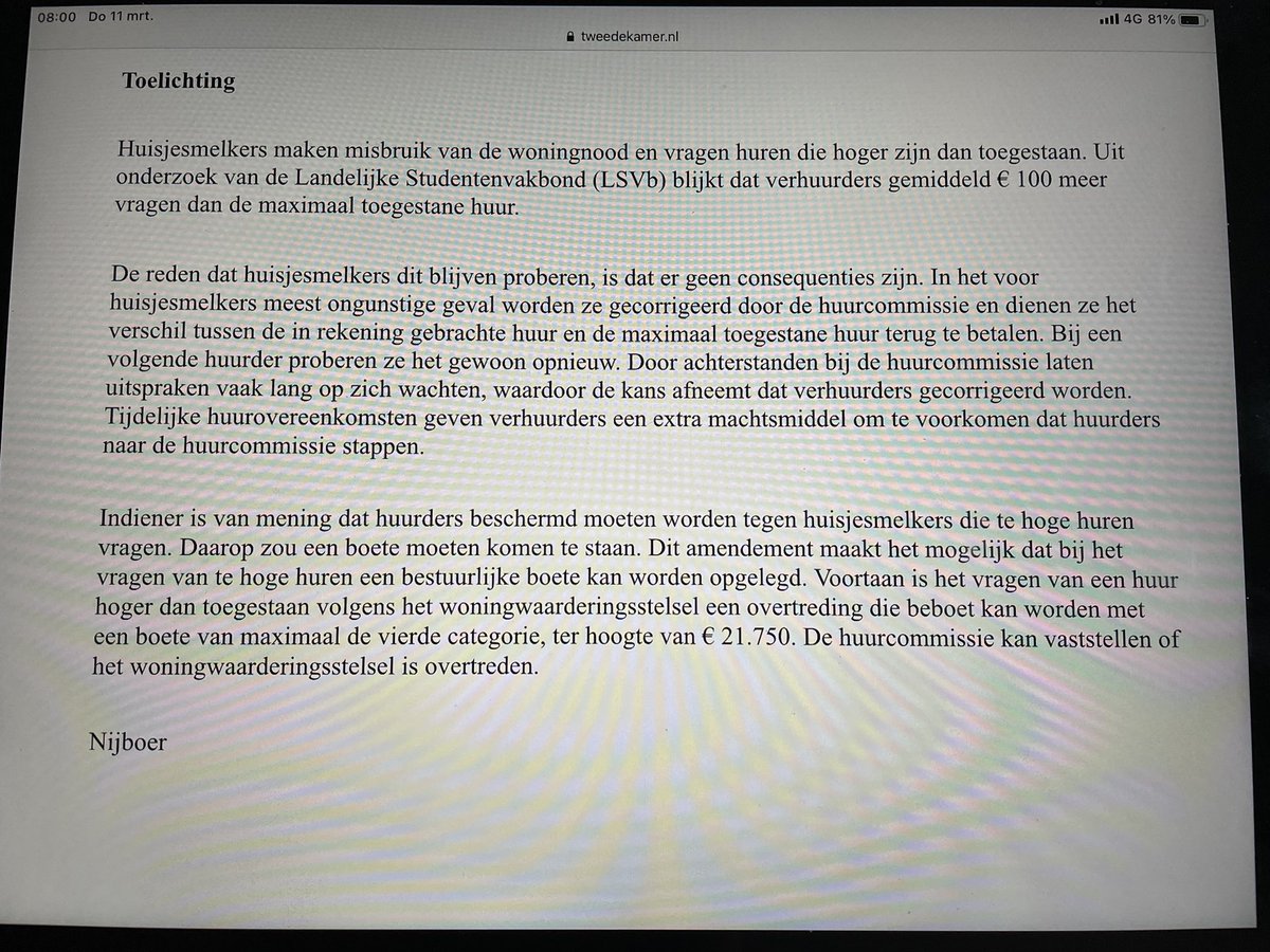 Onbegrijpelijk dat de coalitie tegen mijn voorstel stemde om huisjesmelkers die de wet overtreden te beboeten. 
Er is wat te kiezen volgende week!