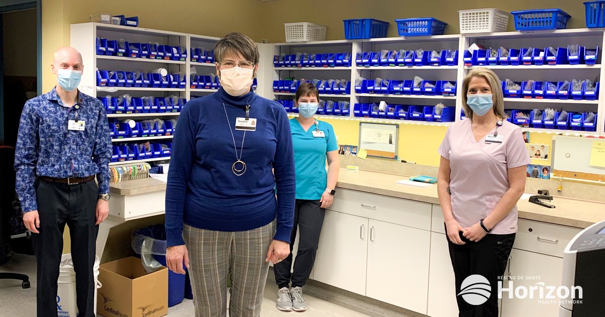 Meet the pharmacy team at Horizon’s #CharlotteCounty Hospital. Kelly, Melanie, Sandra and Jim provide care at one of Horizon’s community hospitals. March is #PharmacyAppreciationMonth – thank you pharmacy team!