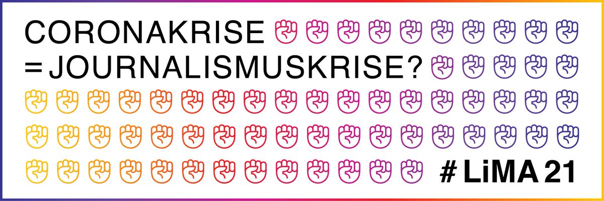 LIMAticker's tweet photo. „Coronakrise=Journalismus-Krise?“
Besucht die Abendveranstaltung🎙️der #LiMA21(25.03. 19-21Uhr) zur Frage, welche Herausforderungen die Pandemie für den Journalismus bringt. 4 spannende Gäste diskutieren live:@ulrich_srh @Iwallrodt(D),@AndreaDip_(Brasil.) und @s_boddenberg(Chile) https://t.co/FJYBSpI5A9