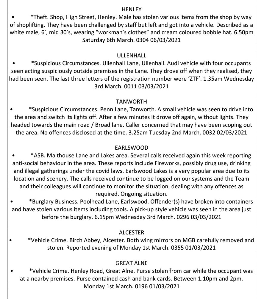 Alcester SNTs tweet media