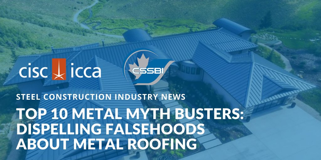 CSSBI's tweet image. Metal is the second most preferred type of roofing material and is quickly gaining in popularity. 

Click here to read the Top 10 Metal Myth Busters: Dispelling Falsehoods About Metal Roofing: metalroofing.com/news/top-ten-m…

#SteelIndustryNews
