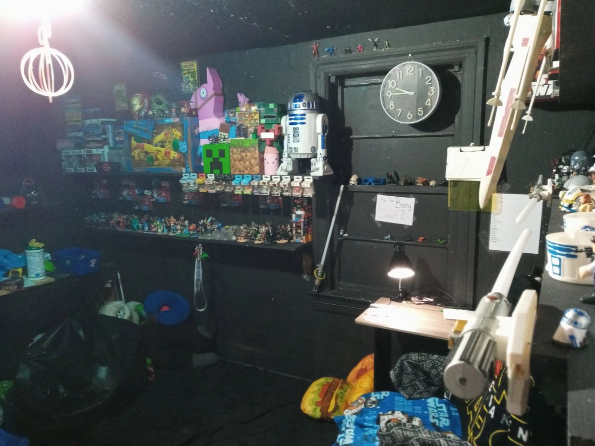 The Wife and I have finally started putting Bram's Collections on the shelves in his bed room... It is lookin' Goooood