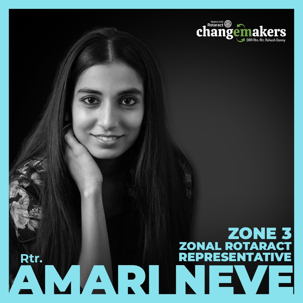 Rotaract_3142's tweet photo. Someone who is extremely creative, she’s a visionary
Presenting to you Zonal Rotaract Representative Zone 3
Rtr. Amri Neve
@AMRISANJAYNEVE
#ChangeMakers #Council2122 https://t.co/peOVSzmH0l