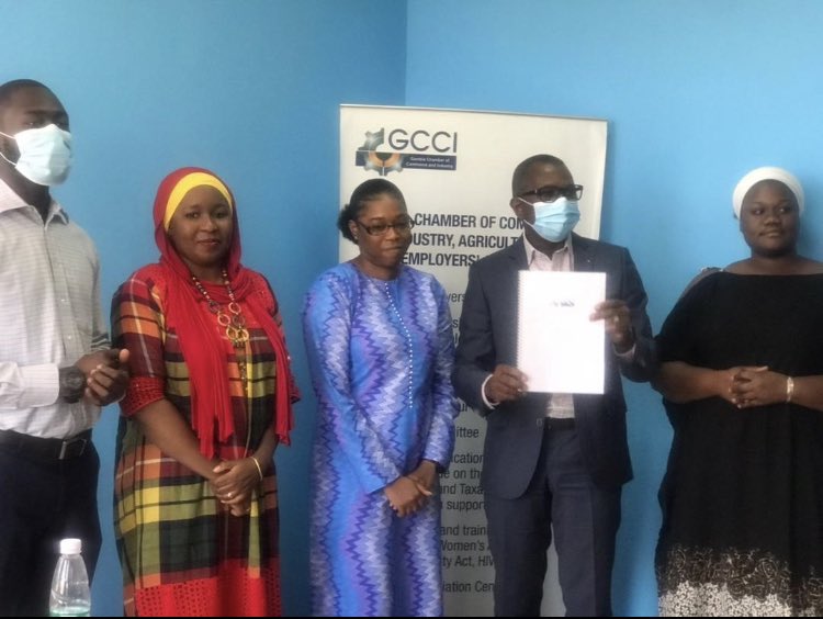 Last week <a href="/IloSenegal/">ILO Senegal</a> &amp; <a href="/GamChamber/">GCCI</a> celebrated the launch of the Women’s Entrepreneurship Self-Check Report! The team completed a self-assessment phase and have kicked off actions to better serve #womenentrepreneurs! We're proud of the team and are excited about this achievement!