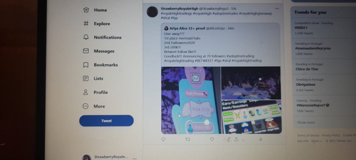 StrawberryRoya3's tweet photo. @AliceAriya Done and here the proofs <3
Good luck for everyone https://t.co/u5TpAav1FN
