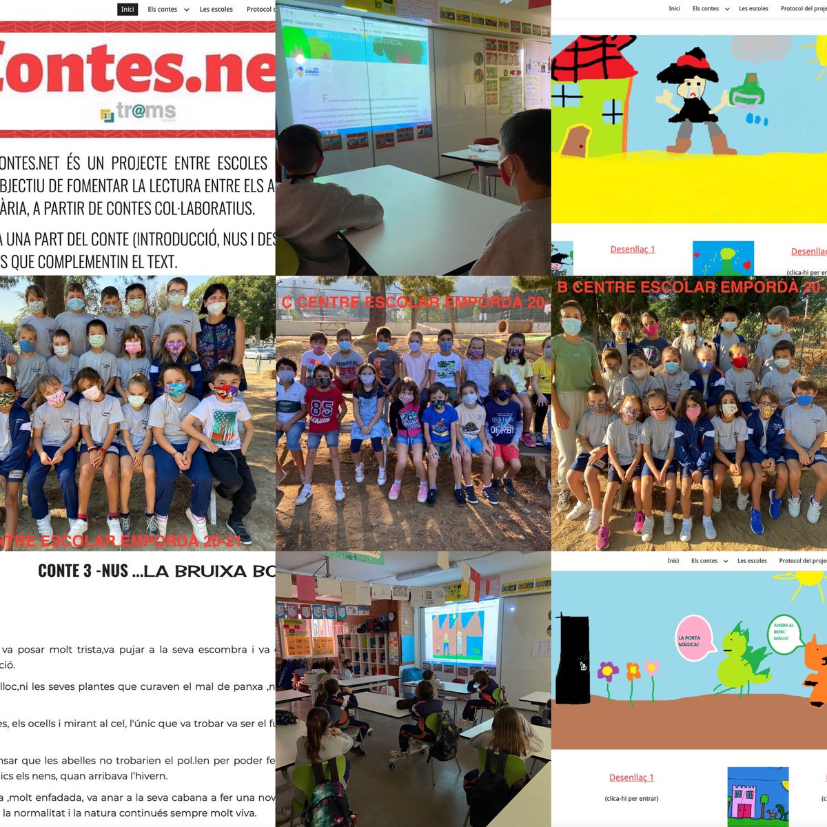 Cemporda's tweet photo. Els nostres alumnes de #2nprimcee2021 , ja han donat per acabat el projecte #contesnet de @FTrams . Aquest any s’han encarregat d’inventar els nusos dels contes 1, 2 i 3. #sites 𝗮𝗹 𝗰𝗹𝗶𝗰𝗸𝗲𝗱𝘂 𝘁𝗿𝗼𝗯𝗮𝗿𝗲𝘂 𝗹’𝗲𝗻𝗹𝗹𝗮𝗰̧ 𝗲𝗻 𝘂𝗻𝗮 𝗻𝗼𝘁𝗶𝗰𝗶𝗮 𝗱’𝗮𝘃𝘂𝗶 https://t.co/Ql4UW2WrbH