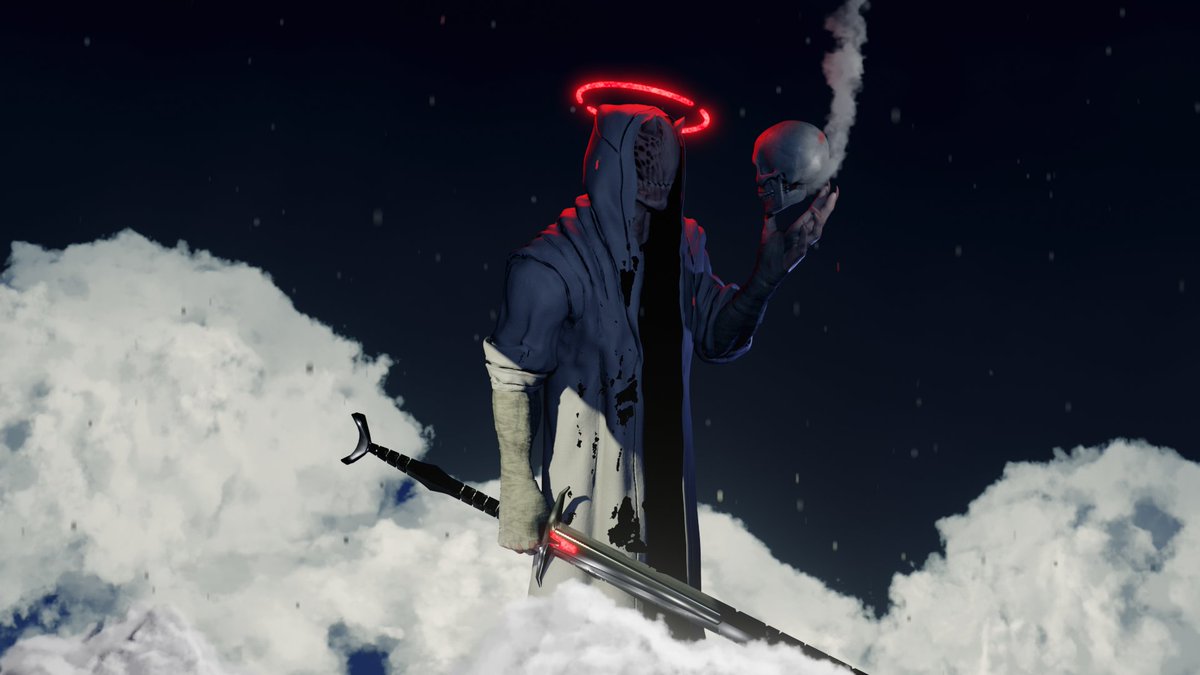 fenrinoss's tweet photo. A 3D recreation of a 2D piece called darkness by Chin Fong and amazing artist.

#3D #3DModel #skull #Demon #angel https://t.co/3bs1ujTmLW