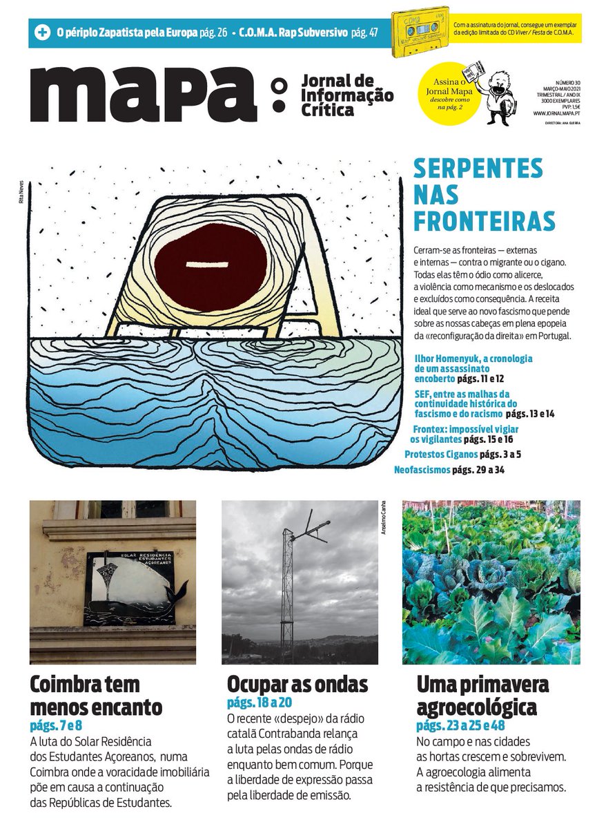 Esta nas ruas o #JornalMapa30 com um olhar especial sobre as fronteiras e o neofascismo.