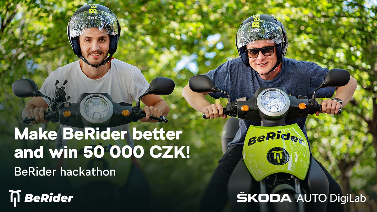 skoda_x's tweet photo. Invent and design hardware enhancements for @BeRiderCom scooters and get a chance to win the 1st #BeRider #hackathon! 💚 Check the website and sign up for a challenge you can solve in the renowned #PrusaLab workshop. Ready? 👉🏻 https://t.co/w6rpTinNq2 https://t.co/S5A08RD6o0