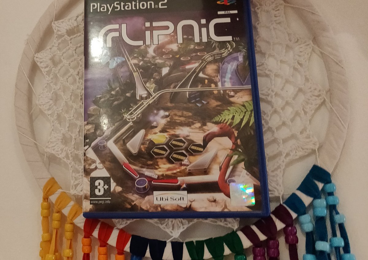  #100Games100DaysDay 50/100 (woo, halfway): Flipnic ( #PS2, 2003)Does a 3D, storyline based pinball game appeal to you?Probably not, but this did get in the '1001 video games to play before you die' book, in that series where they do quite a few media forms.