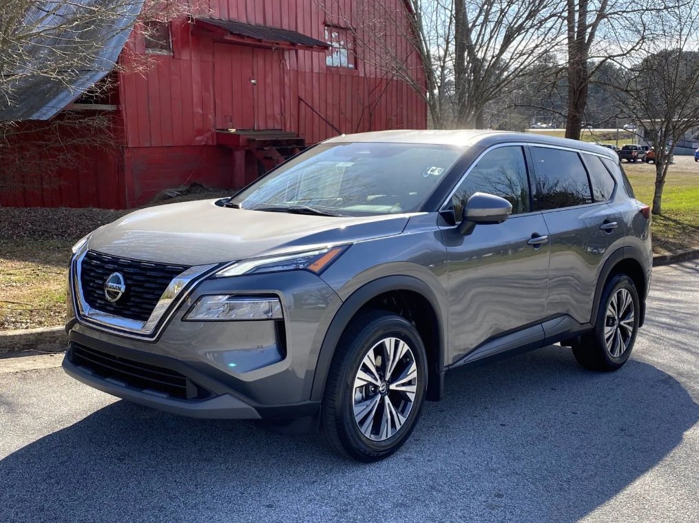 CronicNissan's tweet photo. The 2021 Nissan Rogue SV comes with standard safety features like lane departure warning, parking sensors and parking camera!

https://t.co/9SgvC3wCN9 https://t.co/RjJ3r1WJ8K