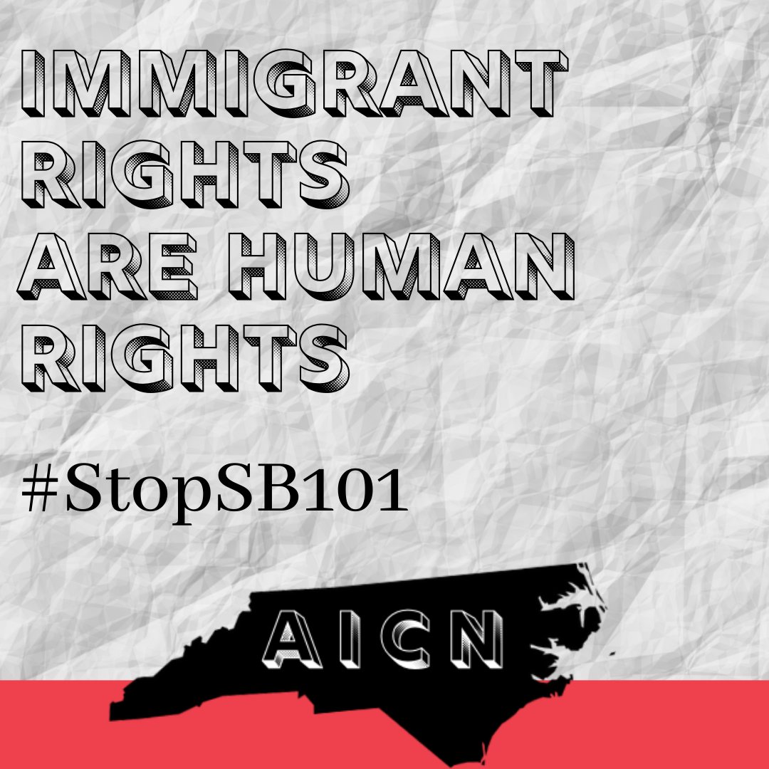 Reproductive rights cannot exist if people and their communities don't feel safe. #SB101 is dangerous, extreme, and out-of-touch with the needs of North Carolinians. #StopSB101 #ncpol