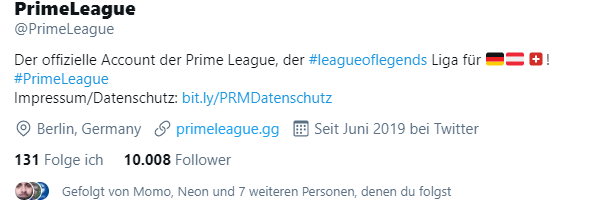 Kopf-an-Kopf Rennen!
<a href="/TolkinLoL/">Tolkin</a> <a href="/PrimeLeague/">Die Techniker Prime League</a>