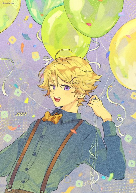 「solo yellow bowtie」 illustration images(Latest)｜21pages