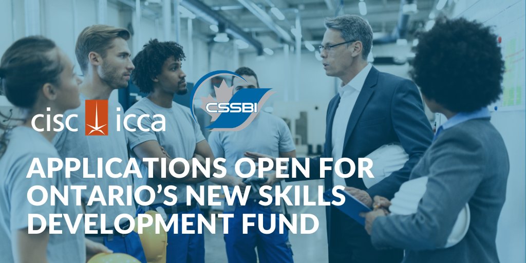 CSSBI's tweet image. Ontario&apos;s new skills development fund is specifically designed to address the challenges brought on by COVID-19 and help reduce obstacles to hiring, training and retaining while preparing workers for the province&apos;s economic recovery. ow.ly/VdyV50DWmtR #SteelJobs