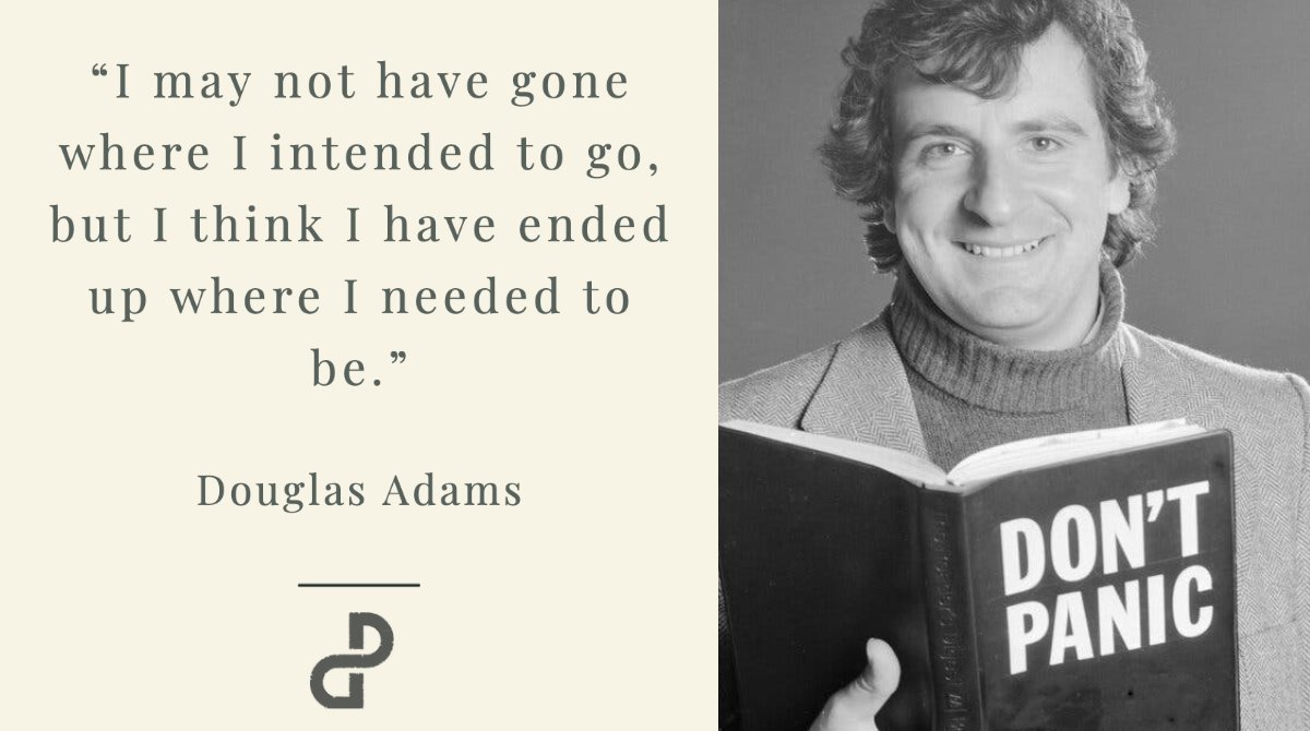 Happy Birthday Douglas Adams. ALways great wisdom and whimsy. 