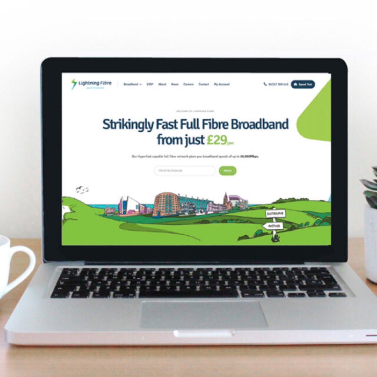 Working with @robreaks on character designs for @LightningFibre for their marketing materials and collaterals such as website with a subtle brand refresh on their homepage illustration too #branding #illustration #brandrefresh #fibre #broadband