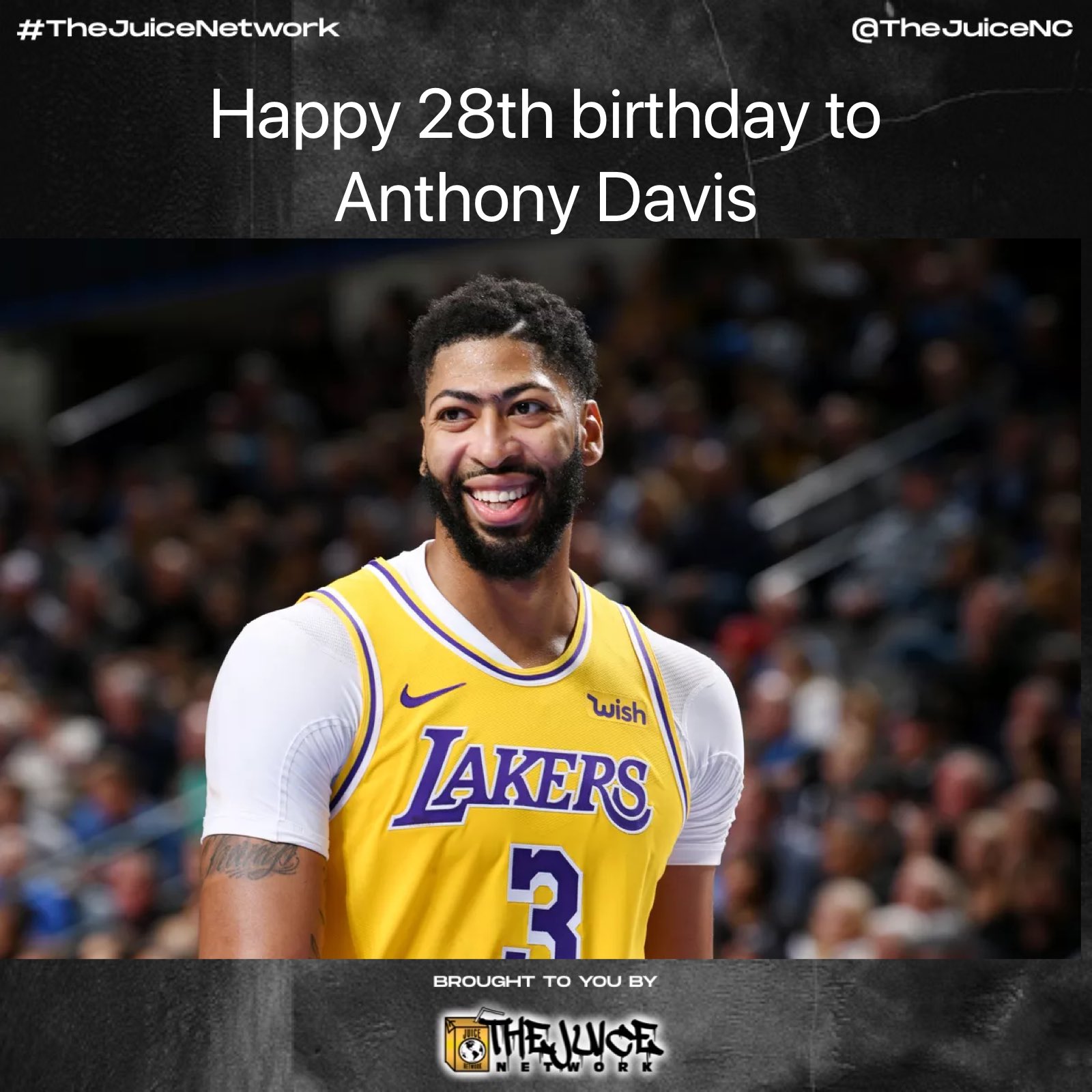 Happy 28th birthday to Anthony Davis!    