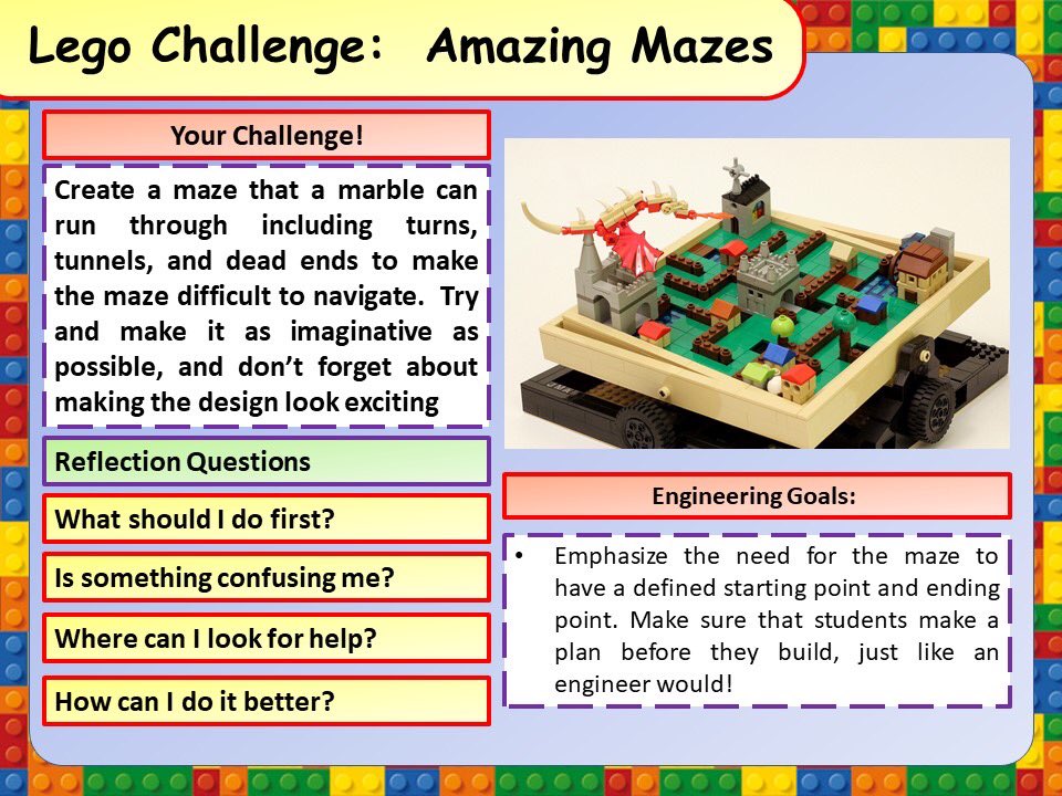 Wath_Science's tweet image. Today's Lego challenge is the Amazing Mazes! Post your photos below or email wa-science@ wathacademy.com#BSW21 #legoscience @WathAcademy @Wath_SixthForm @MaltbyLearning