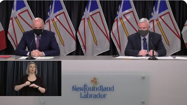 NLSchoolsCA's tweet photo. As announced in today's availability with @EDU_GovNL, ALL #nlschools K-9 students will return to in-class, with most high schools online. 
Changes take effect Thurs, March 18.
Full details &amp; schools available at https://t.co/Hc6L46pfOP or direct here: https://t.co/gn1JZ1zCmE https://t.co/Gd2AgZO3Hs