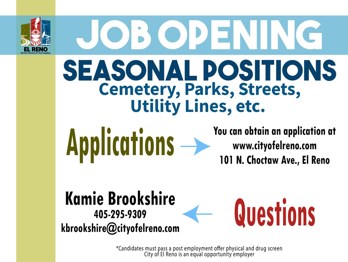 City Of El Reno Cityofelreno Twitter