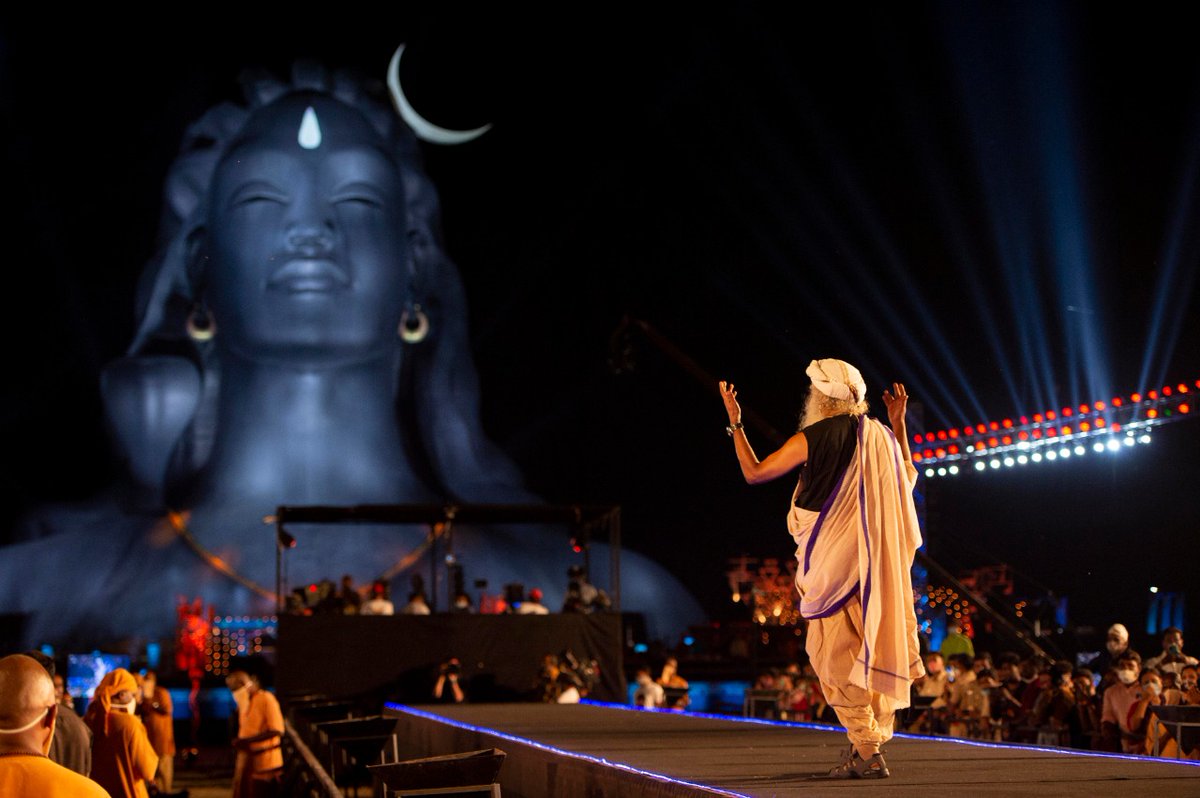 SadhguruJV's tweet photo. Mahashivratri – the Immensity of Nothingness that we celebrate as Shiva – the Source of all Creation. Especially auspicious for seekers of health, wellbeing, wealth &amp; liberation. The whole spiritual process is a striving to connect with the Source. –Sg #BeAwakeBeAwakened https://t.co/h0uANVwrgU
