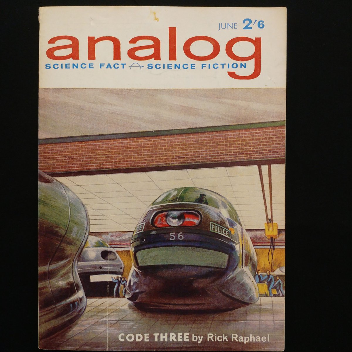Vintage science fiction magazine Analog. June 1963 has the Hugo nominated Novelette by Rick Raphae... nemb.it/p/YSiYh_H0B/tw…