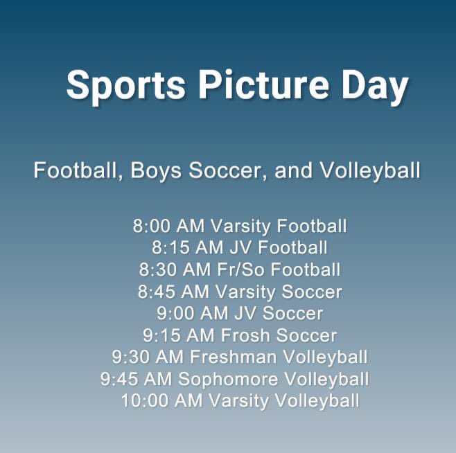 Sports Picture Day for football, boys soccer, and volleyball is this Saturday March 13th!

🏈🏐⚽️🏈🏐⚽️🏈🏐⚽️🏈🏐⚽️🏈
📸📸📸📸📸📸📸📸📸📸📸📸📸

my.lifetouch.com/mylifetouch/#/…