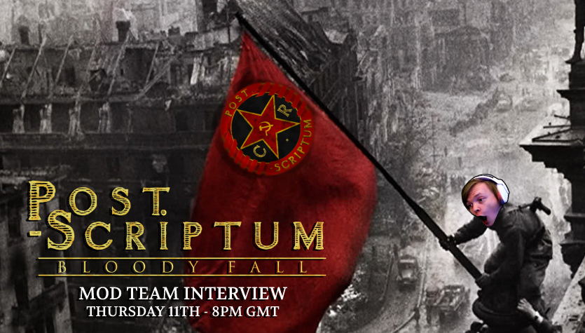 The_Yazoo's tweet image. Today&apos;s the day!

Where my @PostScriptumGam Russian boys at?

Chapter Red mod team interview - 8pm GMT

twitch.tv/the_yazoo