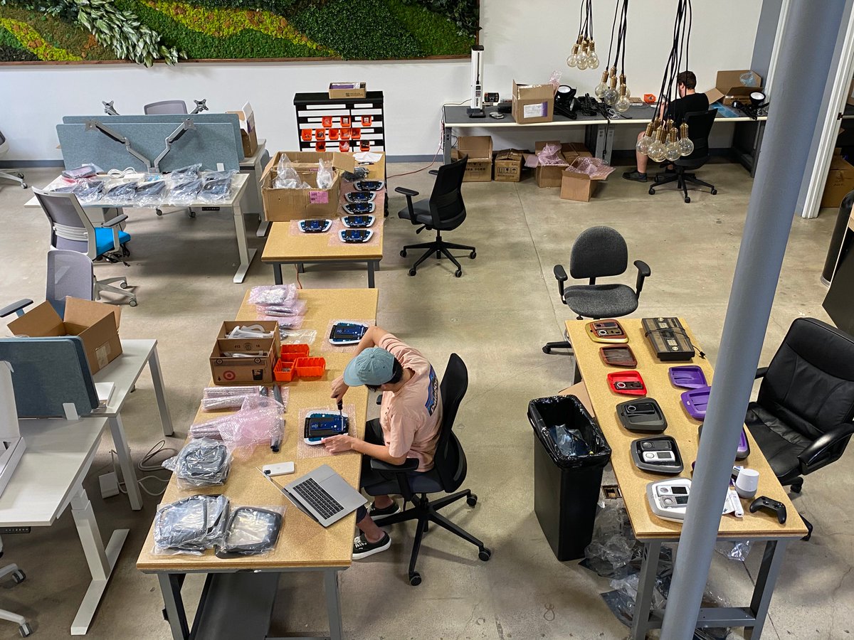TommyTallarico's tweet photo. Assembling &amp; getting our 3rd batch of dev kits to more developers. Due to craziness in China we're having to order parts separately in very small quantities &amp; make these by hand. 700 parts &amp; over 100 components, not a quick or cheap solution... but a solution!  #keepmovingforward https://t.co/iCaQMR3RRj