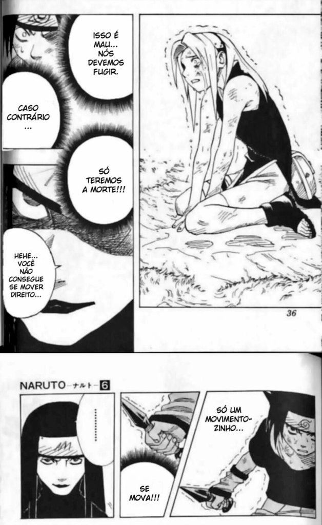 shannaro tensei on X: • diferentemente do anime, no mangá, Sasuke