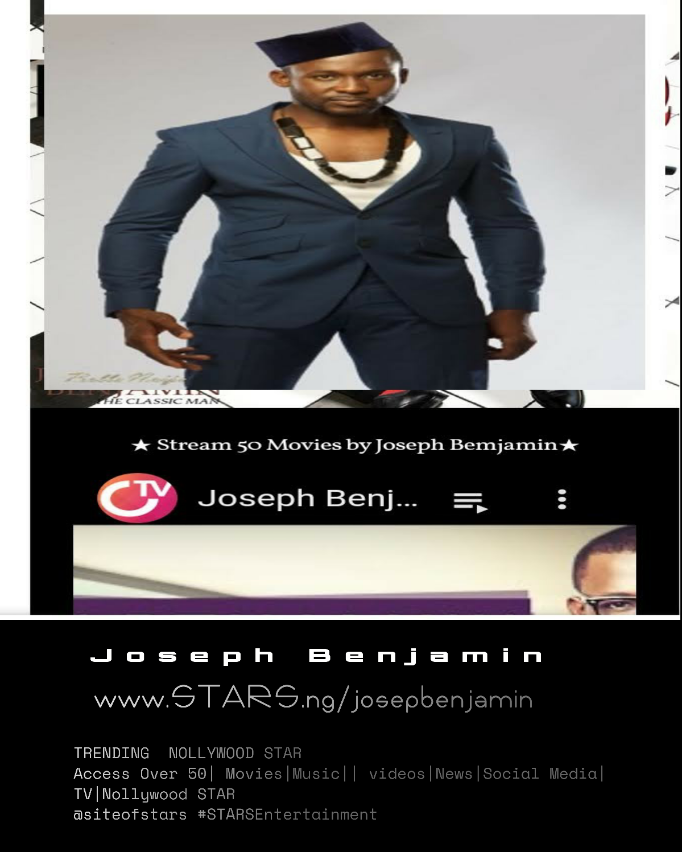 siteofstars's tweet photo. Trending Nollywood  STAR #JosephBenjamin

Discover the Amazing Movies, News, and updates by #NollywoodSTAR  

Access Over 50 Movies by Joseph Benjamin here https://t.co/nwNyLCotAV 

 Connect with @iamjosephbenjamin from @siteofstars #STARSEntertainmentNollywood https://t.co/n5RWXxBfRv